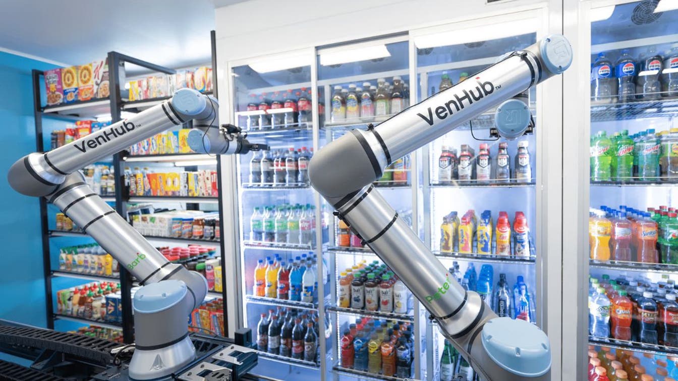Robot-run store VenHub is changing the future of shopping with AI-powered, fully automated convenience stores.