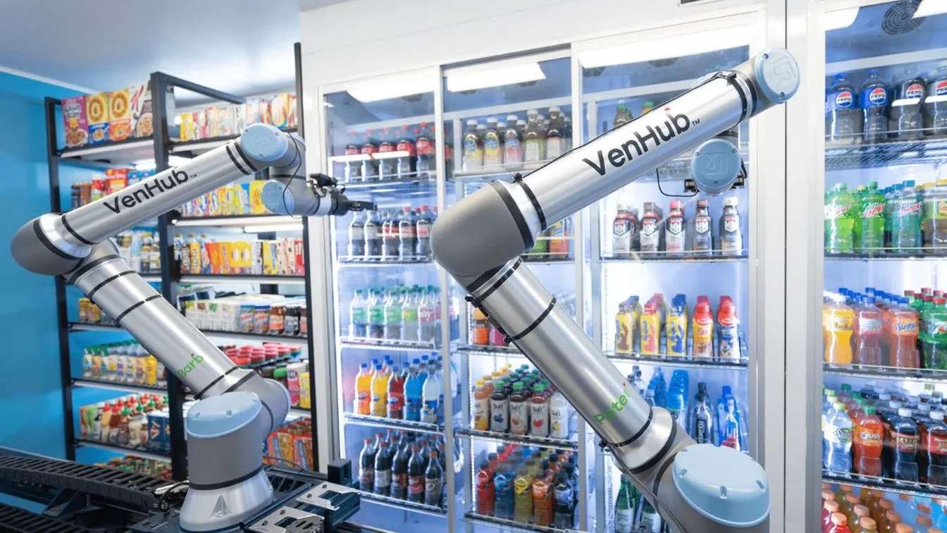 Robot-run store VenHub is changing the future of shopping with AI-powered, fully automated convenience stores.