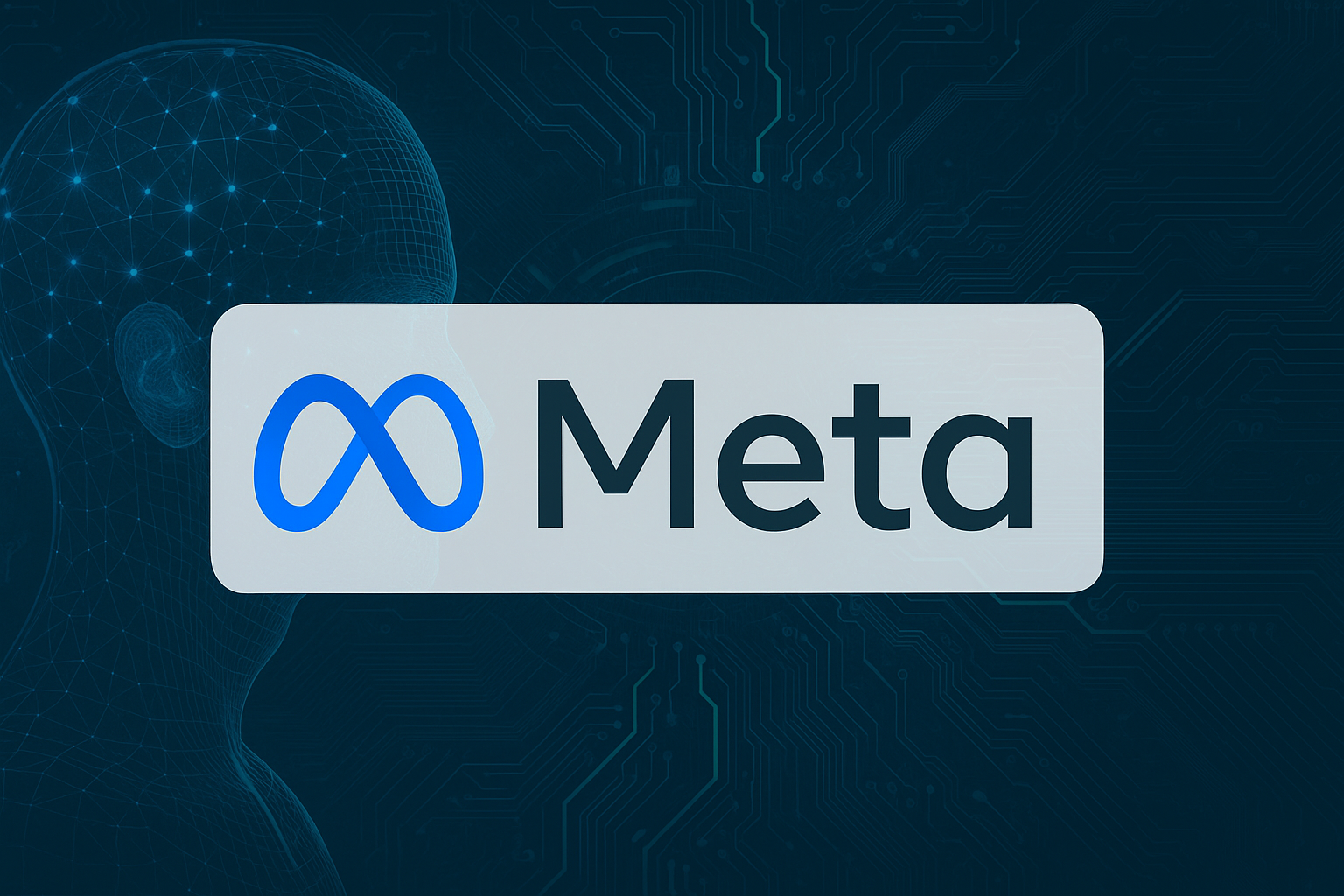 Meta logo image reflecting Meta taps four OpenAI researchers for Superintelligence Team