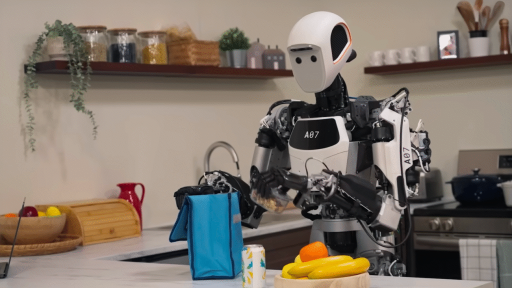 Google DeepMind optimized AI model running directly on a humanoid robot
