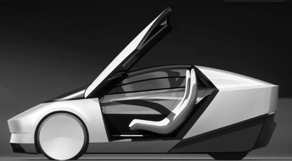 "Tesla Robotaxi, the latest self-driving car with advanced autonomous technology"
