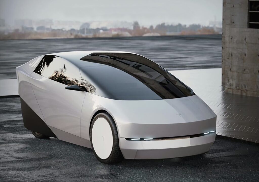 "Tesla Robotaxi, the latest self-driving car with advanced autonomous technology"