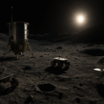 Lunar lander and scientific rovers deployed on the Moon’s South Pole as NASA selects Firefly for Artemis mission technology and science delivery.
