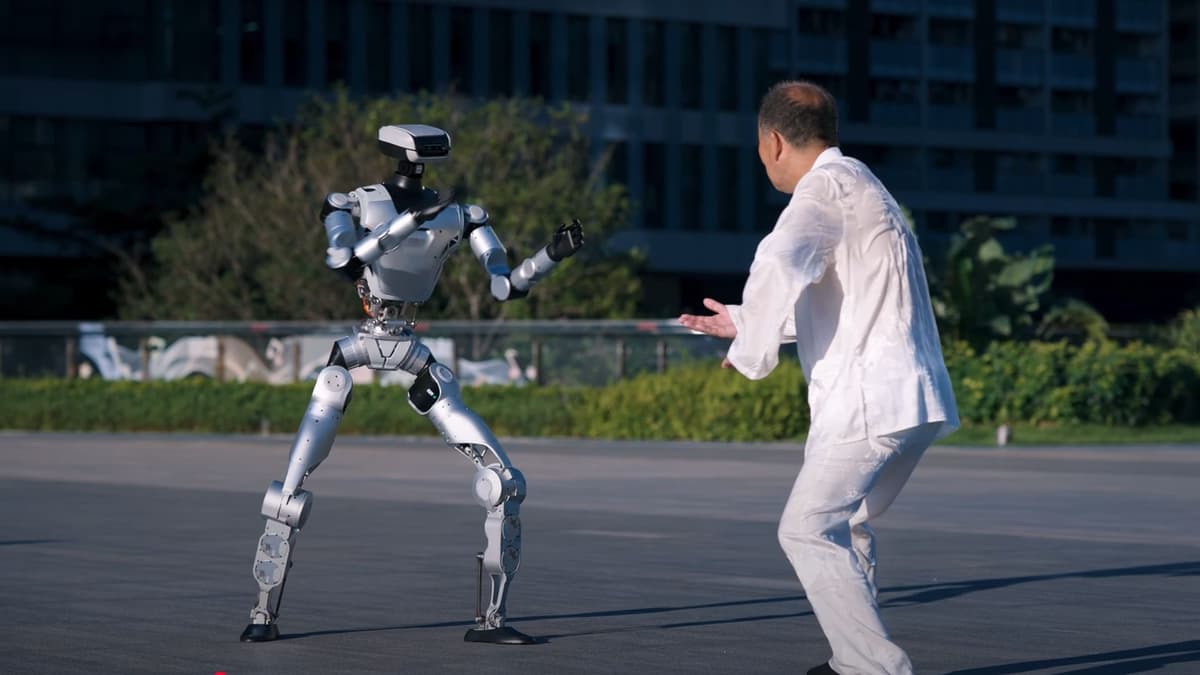 LimX Oli Humanoid Robot Demonstrates Tai Chi with Human Instructor