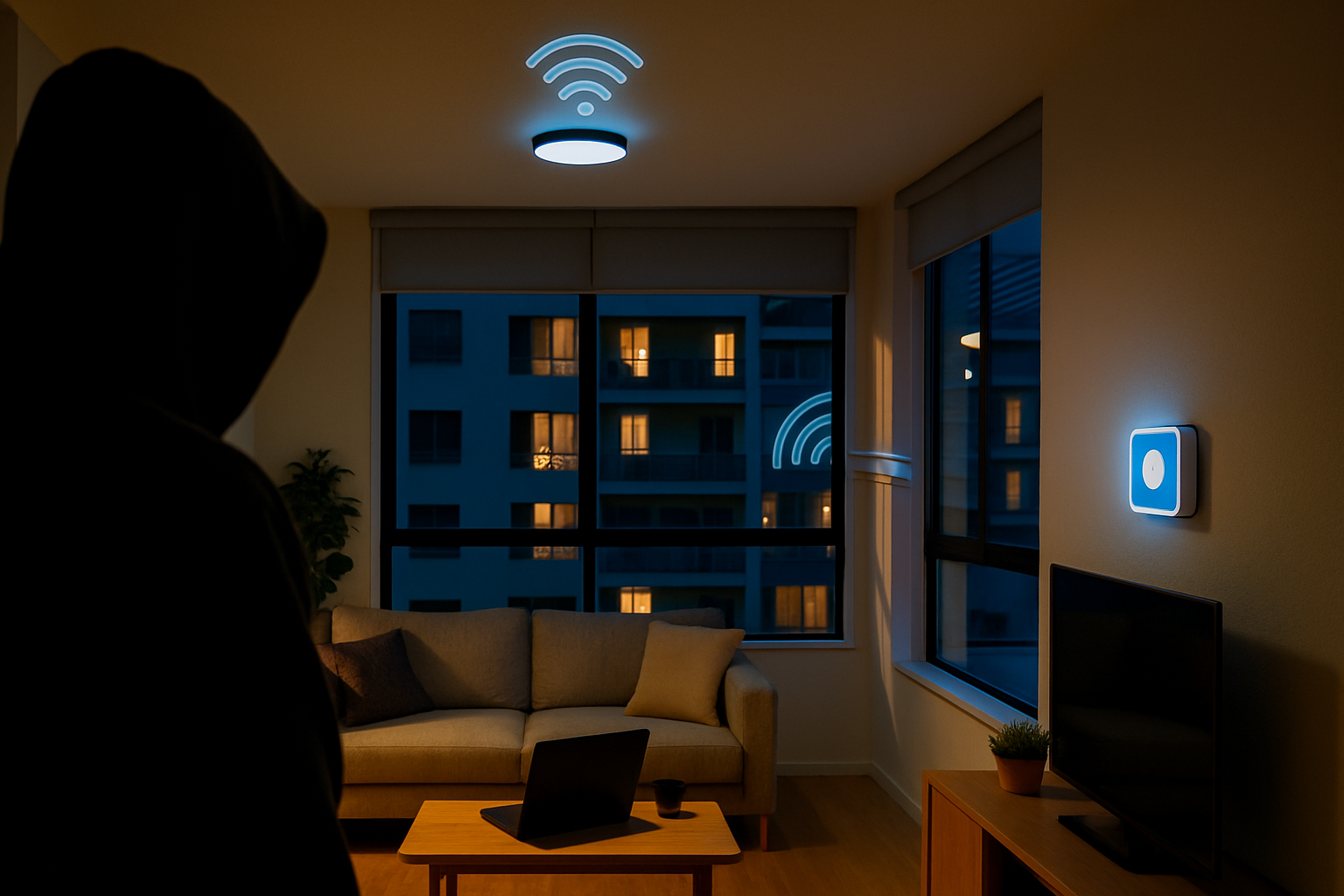 Hacker controls smart home devices during Google Gemini AI hack in Tel Aviv apartment.