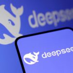 DeepSeek logo representing the rise of China artificial intelligence boom in 2025