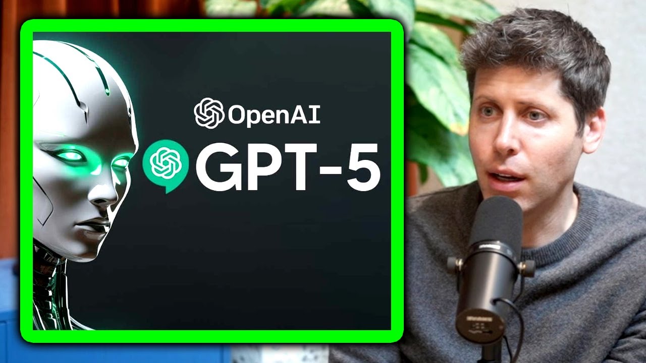 AI chip glowing with data stream behind, representing OpenAI's upcoming GPT-5 model — GPT-5 release date approaching.