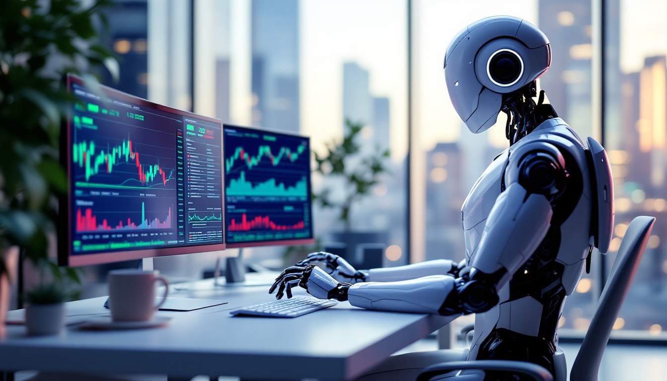 Futuristic digital interface displaying real time crypto sentiment analysis with AI data streams and cryptocurrency market graphs.
