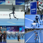 Humanoid robots competing at China’s inaugural humanoid robot competition 2025, showcasing advanced AI and robotics skills