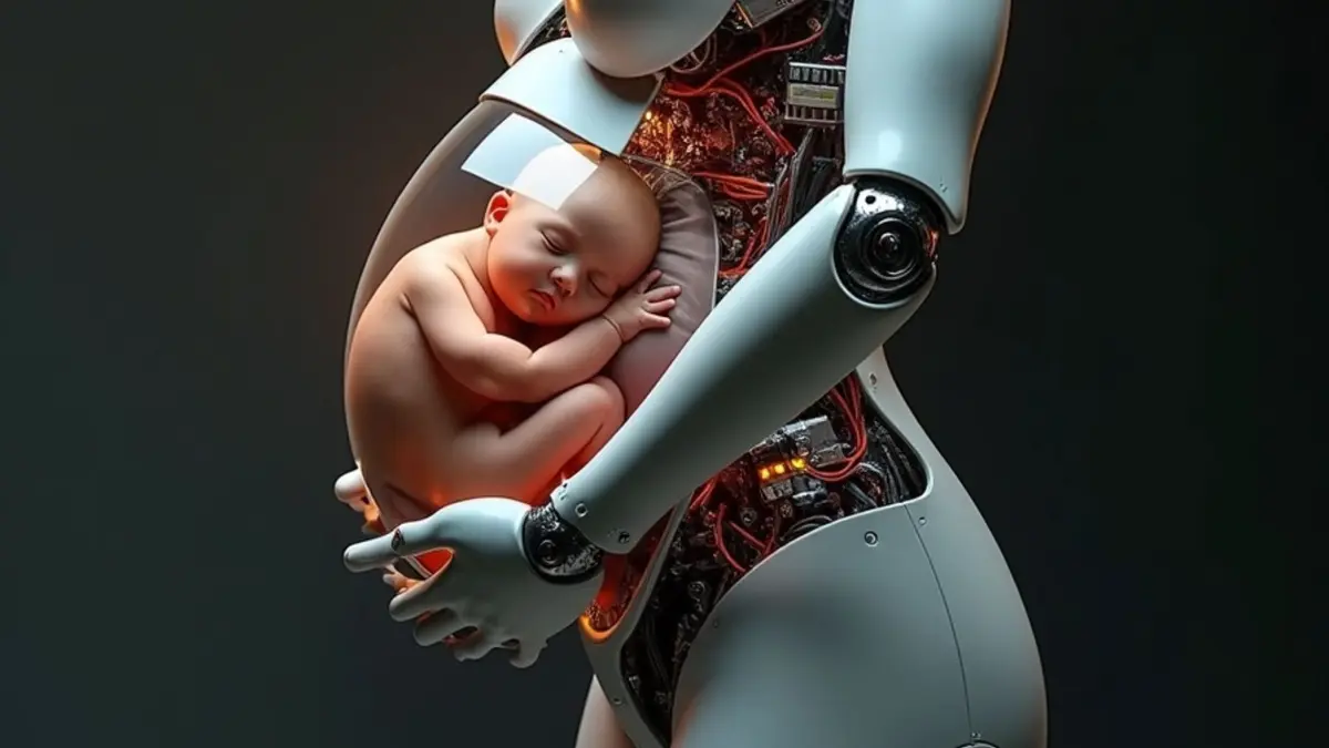 China’s pregnancy humanoid robot with an artificial womb, designed to carry a fetus through full gestation