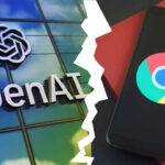 OpenAI AI-powered browser vs Google Chrome logo future of AI web browsing