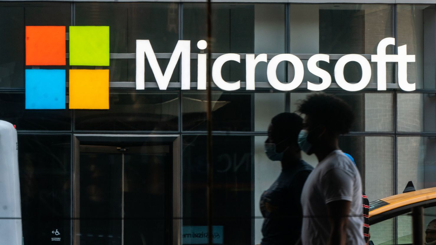 Microsoft logo representing strong financial results as Microsoft (MSFT) maintains cloud growth momentum.