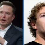 Elon Musk and Mark Zuckerberg together during discussions linked to the Elon Musk OpenAI acquisition bid.