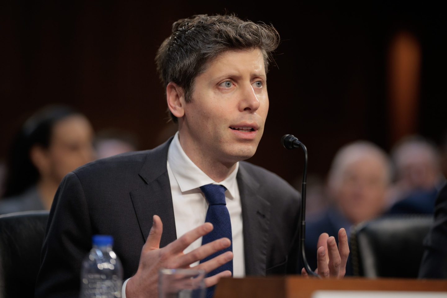 OpenAI CEO Sam Altman speaking about the AI era and future career opportunities