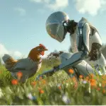 AI decodes chicken emotions: Robot interacting with chicken to understand feelings