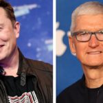 Elon Musk and Apple CEO Tim Cook face off amid growing tensions as Musk sues Apple in landmark AI monopoly lawsuit.