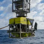 China deep-sea robot Haiqin exploring the ocean floor at extreme depth in the South China Sea