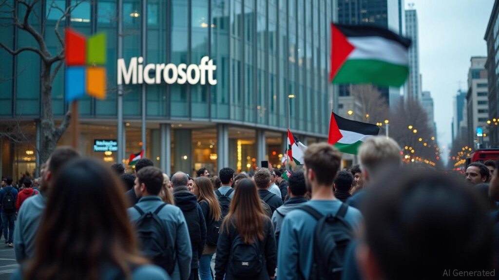 Microsoft employees fired after workplace protest inside Brad Smith’s office in Redmond headquarters.