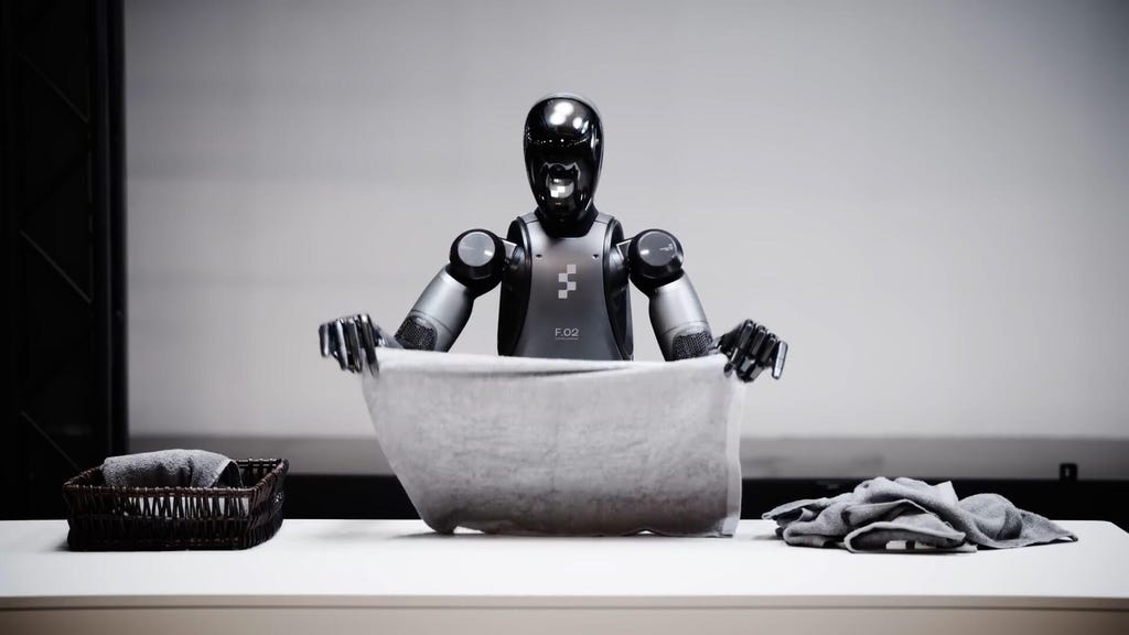 Figure 02 Humanoid Folding Laundry in Latest AI Demo