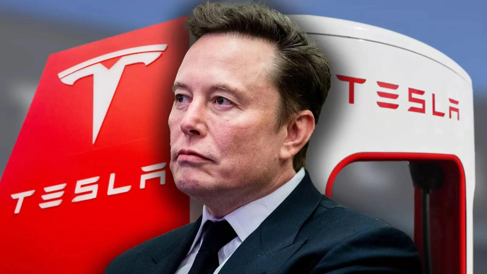 Elon Musk with Tesla logo discussing Tesla Robotaxi Plans in San Francisco