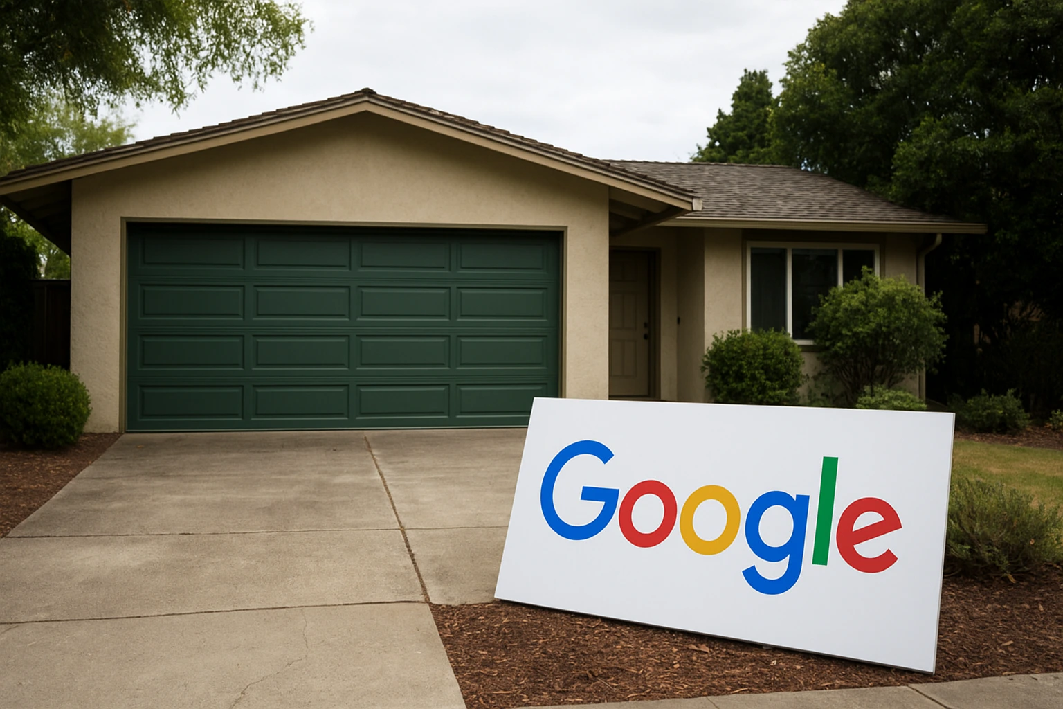 The original Menlo Park garage where Google was founded, symbolizing its journey from a humble startup to a global tech giant on Google’s 27th birthday.