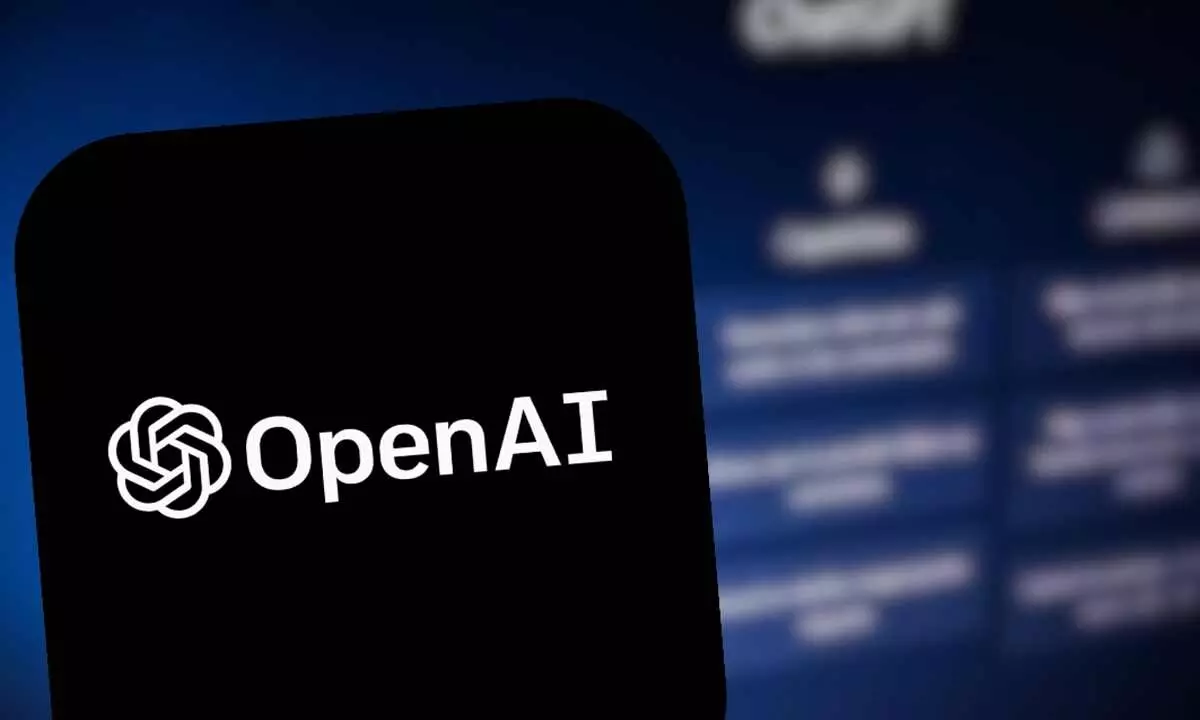 Person holding a phone with OpenAI logo and another looking through binoculars, symbolizing AI-powered job search on the OpenAI Jobs Platform.