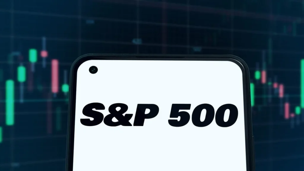 Professional image representing Robinhood S&P 500 inclusion with stock charts and financial trading elements.
