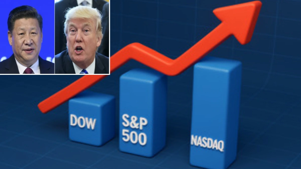 Dow, S&P 500, and Nasdaq futures rise ahead of key Fed decision and Trump-Xi meeting, reflecting market optimism.