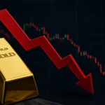 Gold prices crash amid rising dollar and investor profit-taking after record highs.