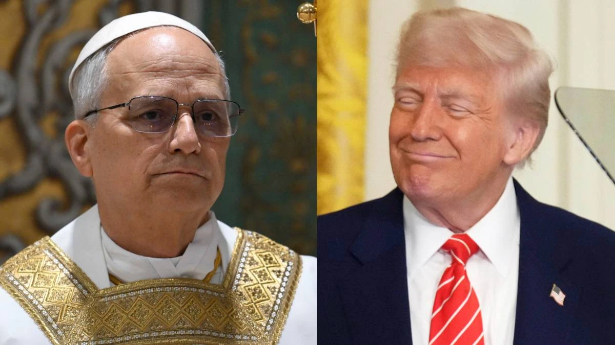 Pope Leo alongside U.S. President Donald Trump amid growing debate over immigration policies — Pope Leo’s critique of Trump sparks conservative backlash.
