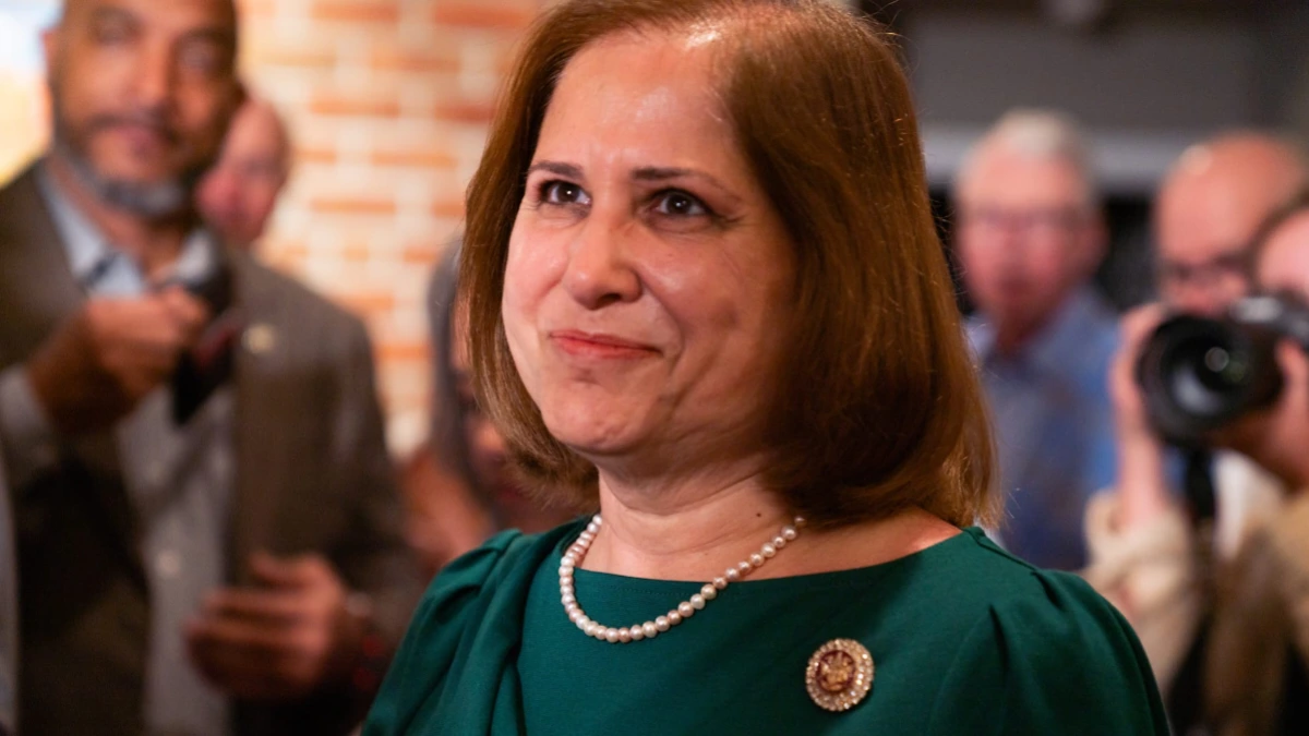 Ghazala Hashmi Virginia delivers victory speech after being elected the first Muslim woman to statewide office in U.S. history.