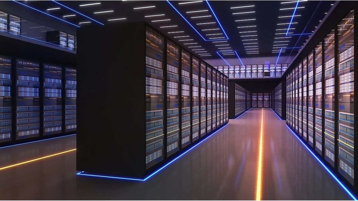 “Modern data centre facility in India representing the India data centre boom and AI infrastructure growth