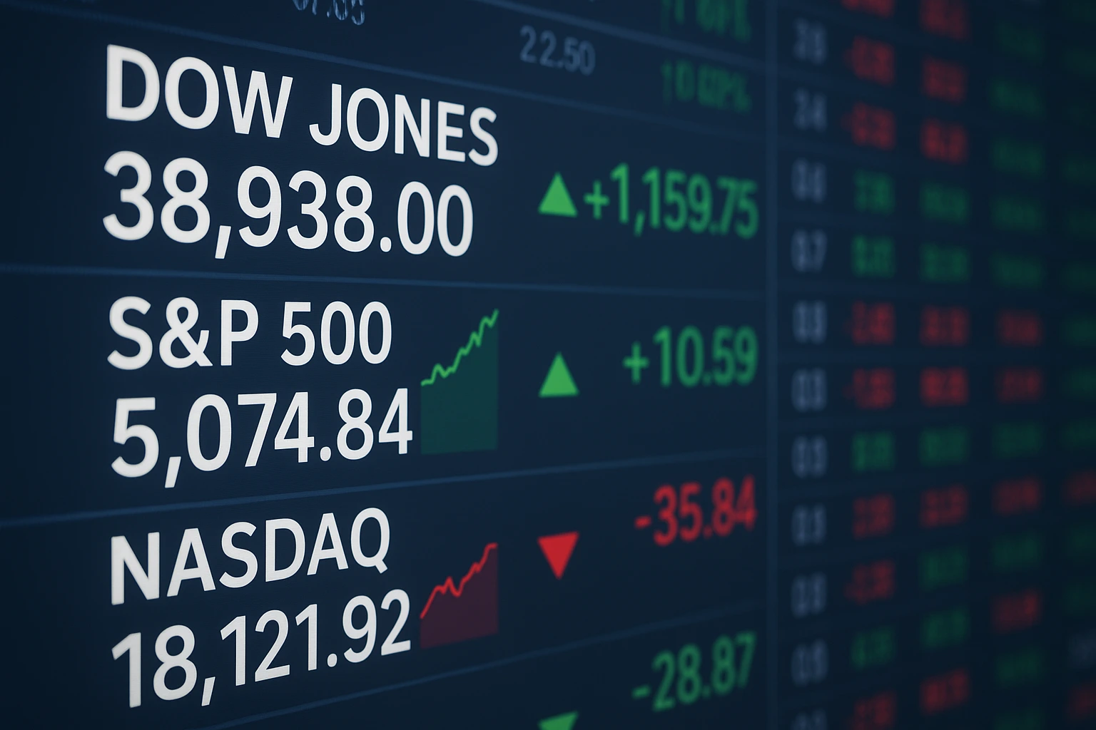 Stock market today shows Dow Jones hitting record high while Nasdaq dips amid Nvidia decline and shutdown optimism.