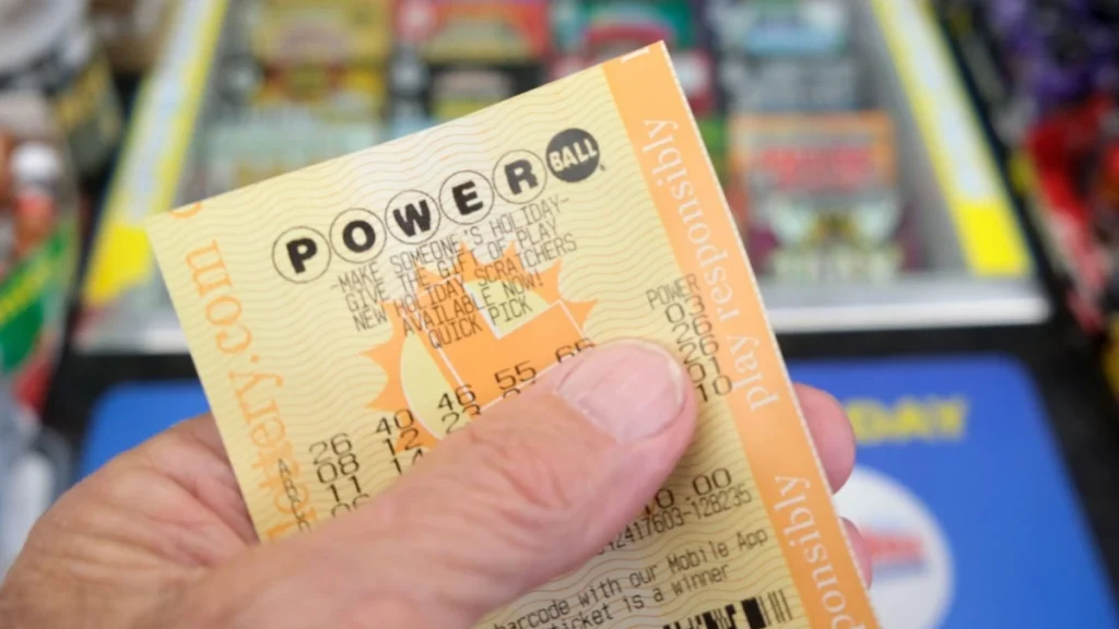 Powerball jackpot after taxes showing reduced lump sum payout from $1.1 billion prize