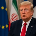 President Donald Trump speaks on Trump foreign policy at an international forum