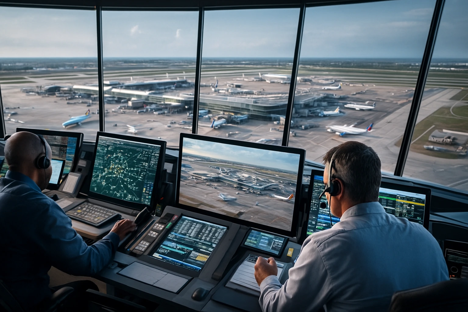 FAA air traffic control tower modernization with digital systems under air traffic control reform