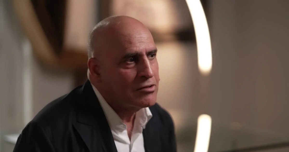 Daniel Siad speaks during a television interview before being found dead at his home near Paris amid investigations linked to Jeffrey Epstein.