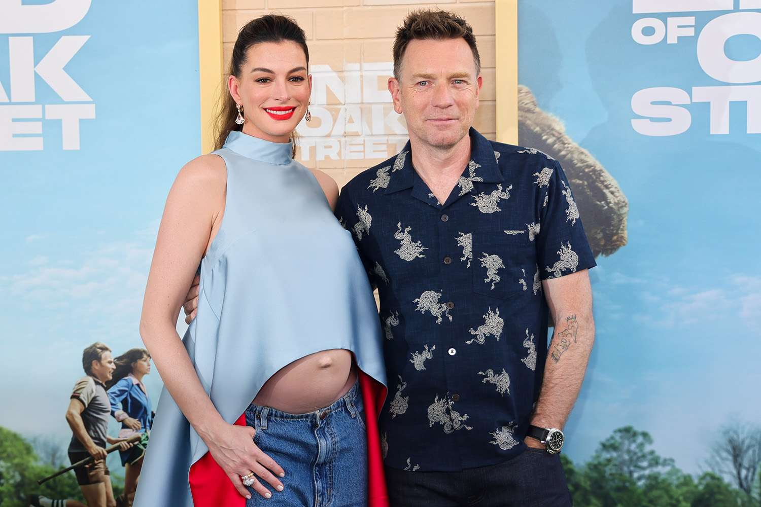 Ewan McGregor Dinosaur Gift for Anne Hathaway