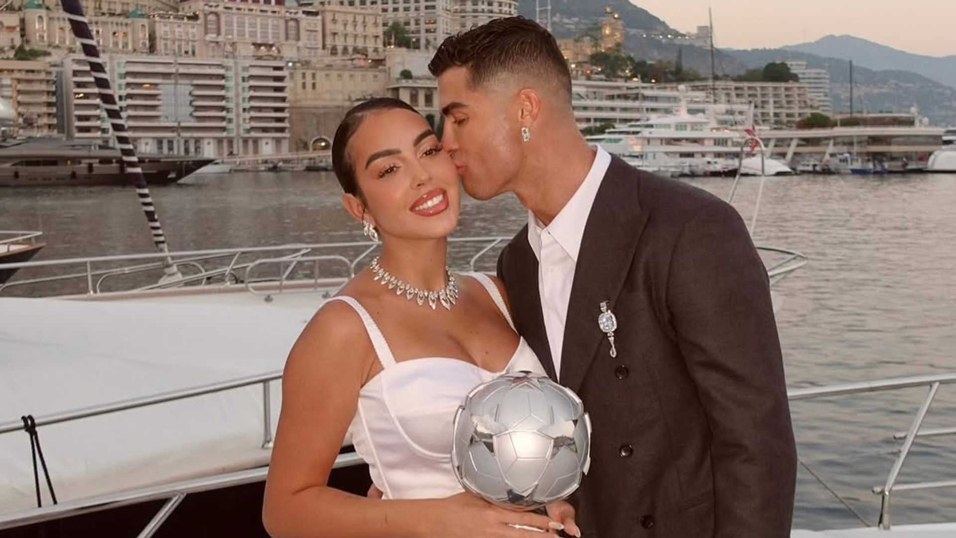 Cristiano Ronaldo marriage to Georgina Rodríguez in a private civil ceremony in Cascais, Portugal