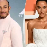 Kim Kardashian and Lewis Hamilton spending time together during their growing romance and family vacation.
