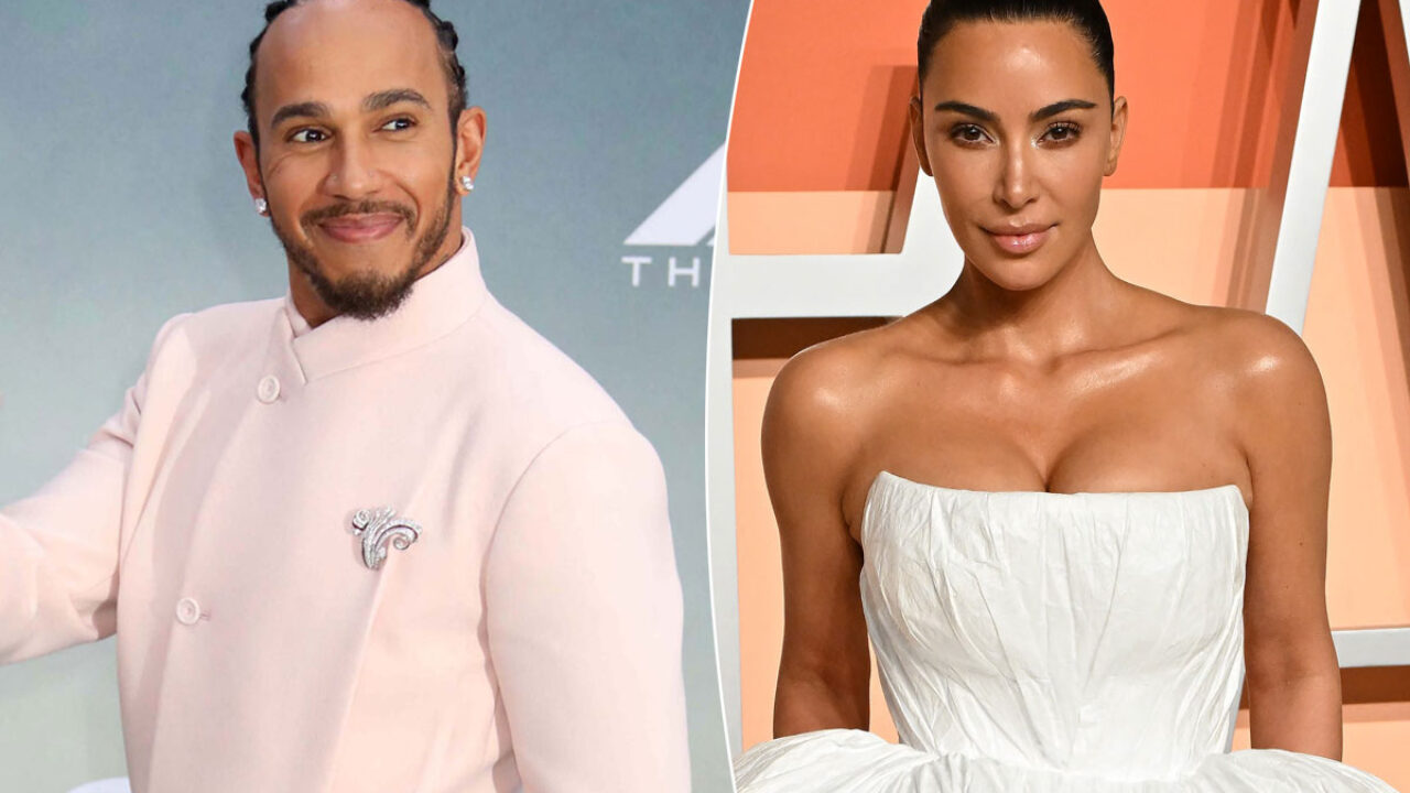 Kim Kardashian and Lewis Hamilton spending time together during their growing romance and family vacation.