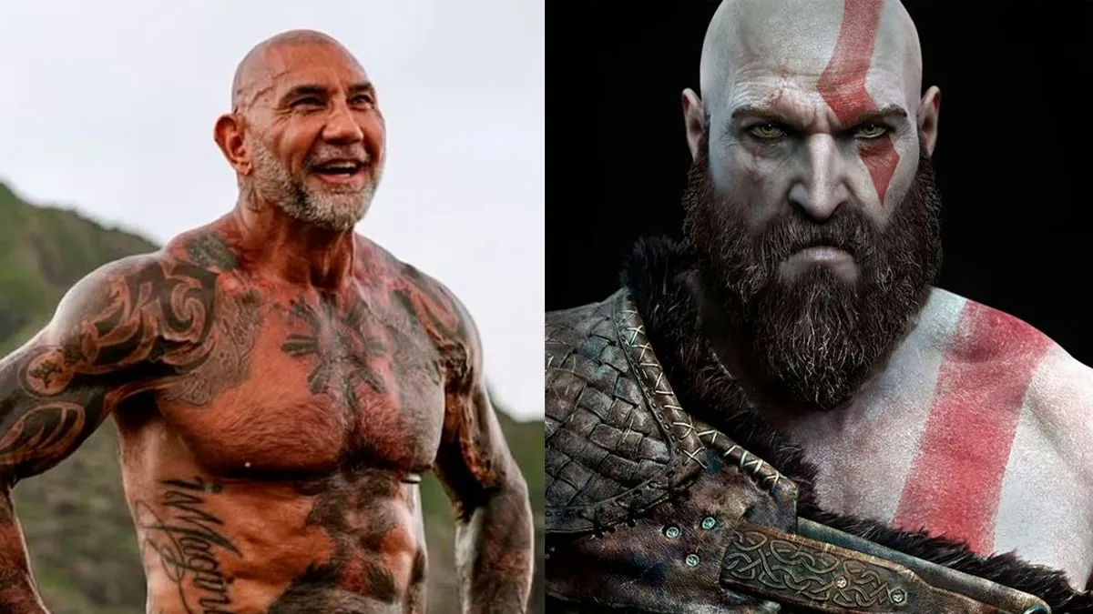 Dave Bautista Kratos in the upcoming God of War TV series, with Bautista officially replacing Ryan Hurst as Kratos for Amazon Prime Video.