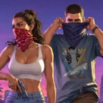GTA 6 gameplay preview on Netflix showing Jason Duval and Lucia Camino in Leonida