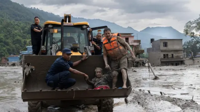Nepal-Tibet flash floods leave more than 150 dead as hundreds of tourists remain missing across Nepal and Tibet.