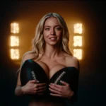 Sydney Sweeney in the Novig ad promoting the sports prediction market