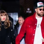 Taylor Swift and Travis Kelce arrive hand-in-hand at 1587 Prime in Kansas City