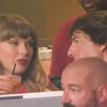 Taylor Swift at Chiefs game with Tom Cruise at Arrowhead Stadium