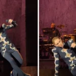 Céline Dion Falls on Stage During Paris Comeback Concert